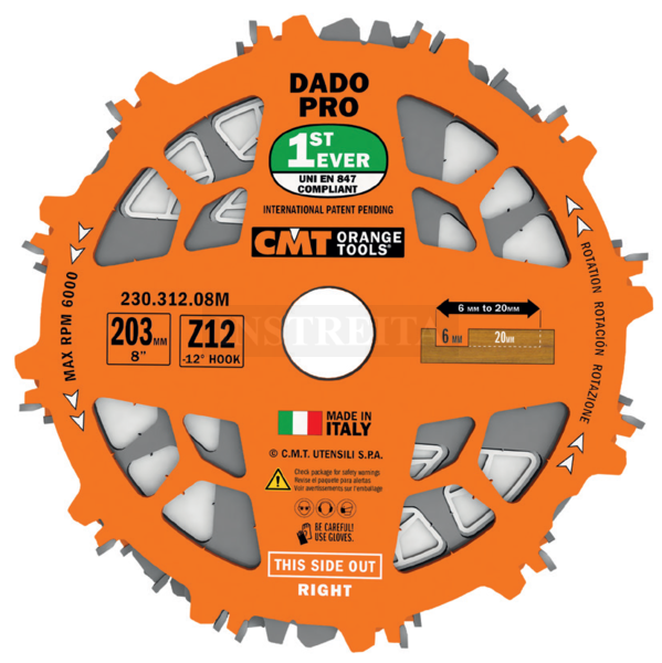 "DADO Pro" pjūklų komplektas 230.312.08M